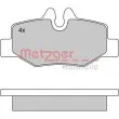 METZGER 1170081 - Jeu de 4 plaquettes de frein arrière