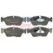 METZGER 1170177 - Jeu de 4 plaquettes de frein avant