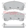 METZGER 1170183 - Jeu de 4 plaquettes de frein avant