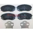 METZGER 1170186 - Jeu de 4 plaquettes de frein avant
