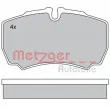 METZGER 1170226 - Jeu de 4 plaquettes de frein arrière