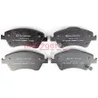METZGER 1170299 - Jeu de 4 plaquettes de frein avant