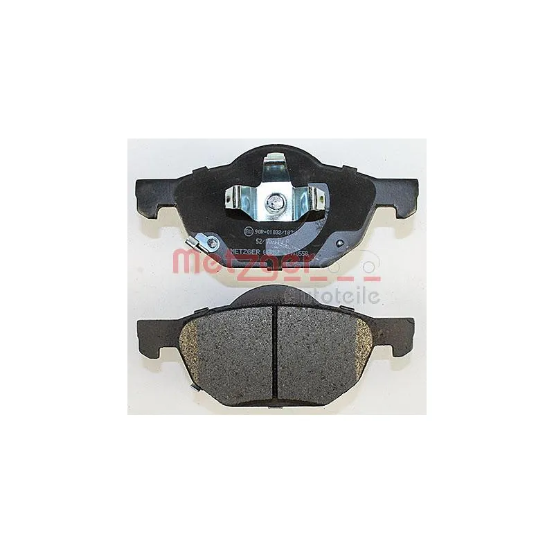 Jeu de 4 plaquettes de frein avant METZGER 1170558 - Visuel 2