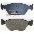 METZGER 1170647 - Jeu de 4 plaquettes de frein avant