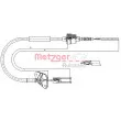 METZGER 12.7201 - Tirette à câble, commande d'embrayage