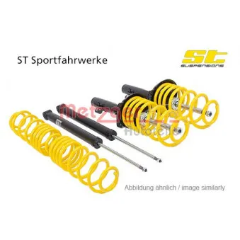 Jeu de suspensions, ressorts/amortisseurs METZGER 123281113