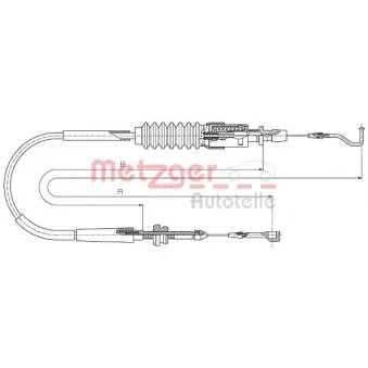 METZGER 14.4305 - Câble d'accélération