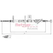 METZGER 17.5021 - Tirette à câble, frein de stationnement arrière gauche
