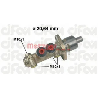 Maître-cylindre de frein METZGER OEM 7700820232