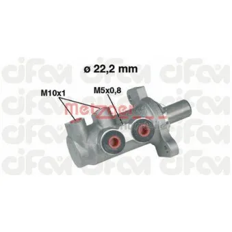 Maître-cylindre de frein METZGER OEM A1684300101