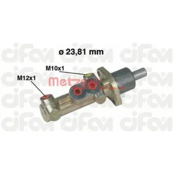 METZGER 202-386 - Maître-cylindre de frein