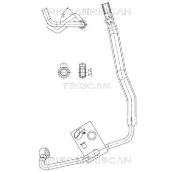 Tuyau hydraulique, direction TRISCAN [8516 11014]