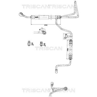 Tuyau hydraulique, direction TRISCAN [8516 29054]