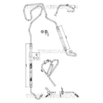Tuyau hydraulique, direction TRISCAN [8516 29071]