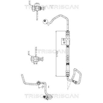 Tuyau hydraulique, direction TRISCAN [8516 24003]