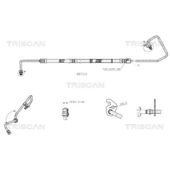 Tuyau hydraulique, direction TRISCAN [8516 16010]