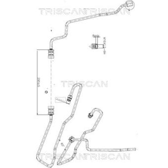 Tuyau hydraulique, direction TRISCAN [8516 16011]