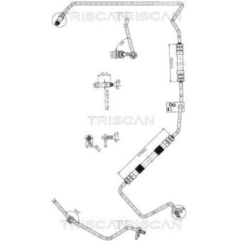 Tuyau hydraulique, direction TRISCAN [8516 28010]