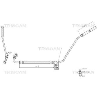 Tuyau hydraulique, direction TRISCAN [8516 29022]