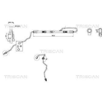 Tuyau hydraulique, direction TRISCAN [8516 29024]