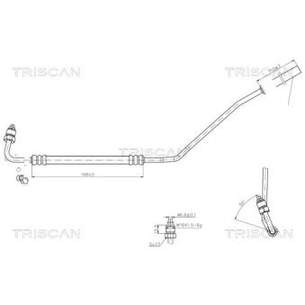 Tuyau hydraulique, direction TRISCAN [8516 29027]