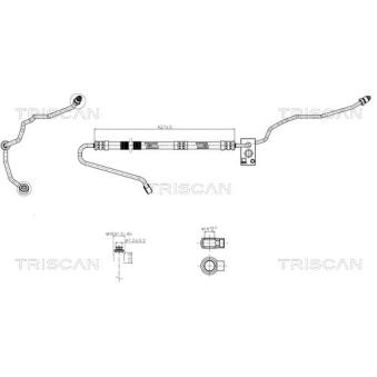Tuyau hydraulique, direction TRISCAN [8516 29028]