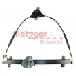 METZGER 2160006 - Lève-vitre avant droit