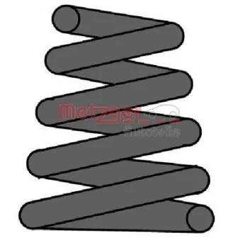 Ressort de suspension METZGER OEM 4823105450