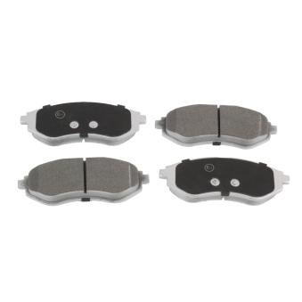 Jeu de 4 plaquettes de frein avant ABAKUS [231-01-109]