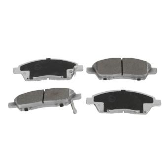 Jeu de 4 plaquettes de frein avant ABAKUS 231-01-149 pour NISSAN MICRA 1.2 DIG - 98cv