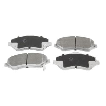 Jeu de 4 plaquettes de frein avant ABAKUS [231-01-242]