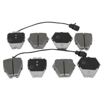 Jeu de 4 plaquettes de frein avant ABAKUS 231-01-245 pour MAZDA 626 2.5 TDI - 180cv