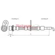 METZGER 4110009 - Flexible de frein