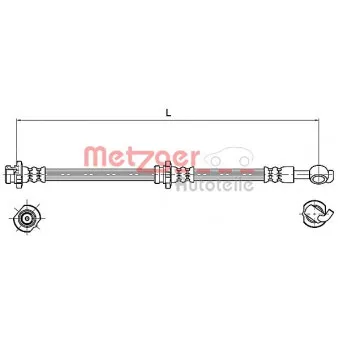 Flexible de frein METZGER OEM 462108H515