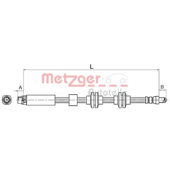Flexible de frein METZGER OEM T 06 030