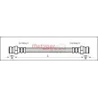 Flexible de frein METZGER [4110407]