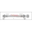 METZGER 4111976 - Flexible de frein