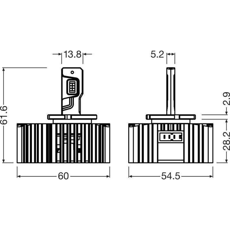 Ampoule, projecteur longue portée OSRAM 66540DWESY-2HB - Visuel 2