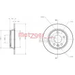 METZGER 6110032 - Jeu de 2 disques de frein arrière