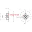 METZGER 6110043 - Jeu de 2 disques de frein arrière