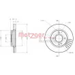 METZGER 6110074 - Jeu de 2 disques de frein avant