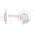METZGER 6110109 - Jeu de 2 disques de frein avant