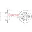 METZGER 6110110 - Jeu de 2 disques de frein arrière