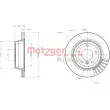 METZGER 6110133 - Jeu de 2 disques de frein arrière