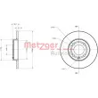 METZGER 6110137 - Jeu de 2 disques de frein avant