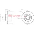 METZGER 6110168 - Jeu de 2 disques de frein arrière
