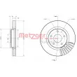 METZGER 6110177 - Jeu de 2 disques de frein avant