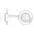 METZGER 6110182 - Jeu de 2 disques de frein arrière