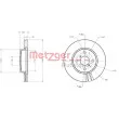 METZGER 6110187 - Jeu de 2 disques de frein avant