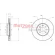 METZGER 6110193 - Jeu de 2 disques de frein avant